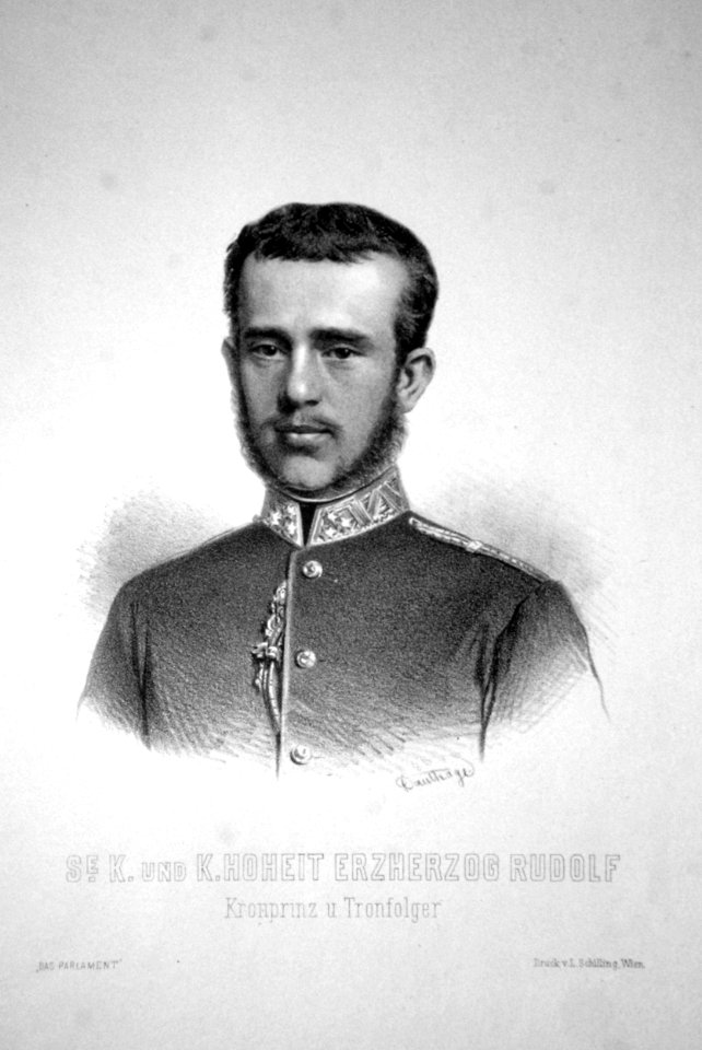Kronprinz Rudolf von Österreich Dauthage 2 Litho