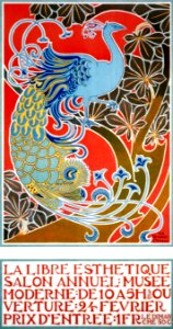 La Libre Esthétique salon annuel, exhibition poster, 1898