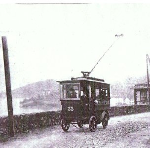 La linea filoviaria La Spezia - Porto Venere, inaugurata lo stesso anno 1906