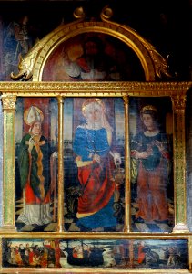 La Brigue - Collégiale Saint-Martin - Retable de sainte Marthe -1