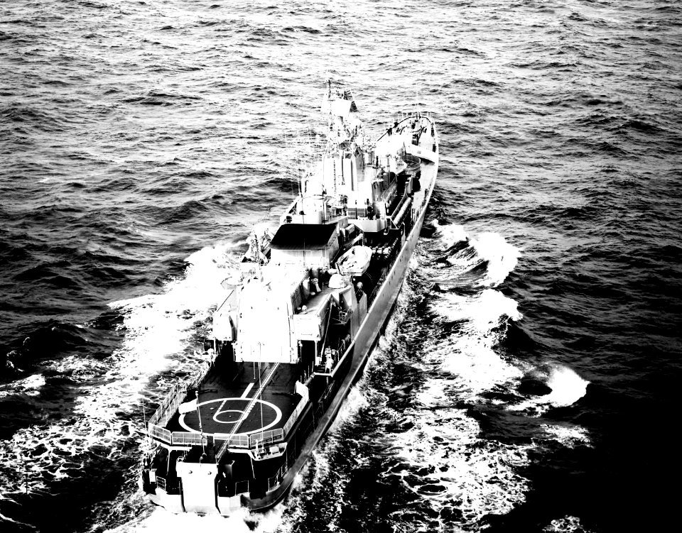 Krivak III class frigate, stern view