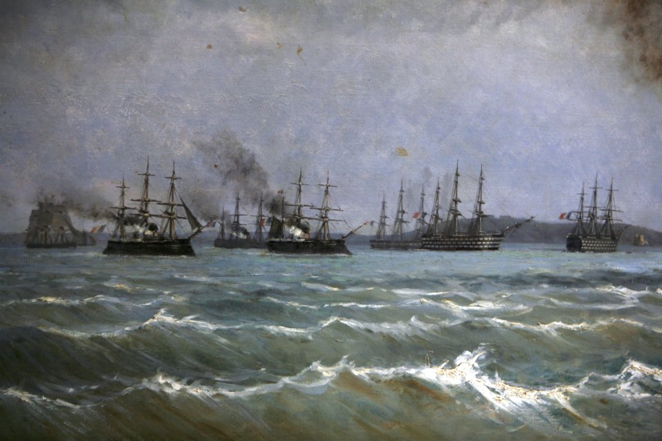 La rade de Brest et l'escadre cuirassée-Michel Willenich mg 8188