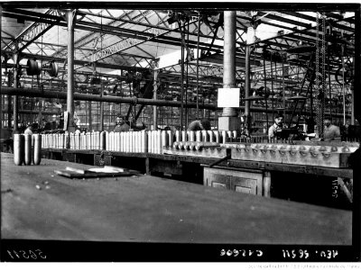La fabrication des obus de 75 - obus prêts