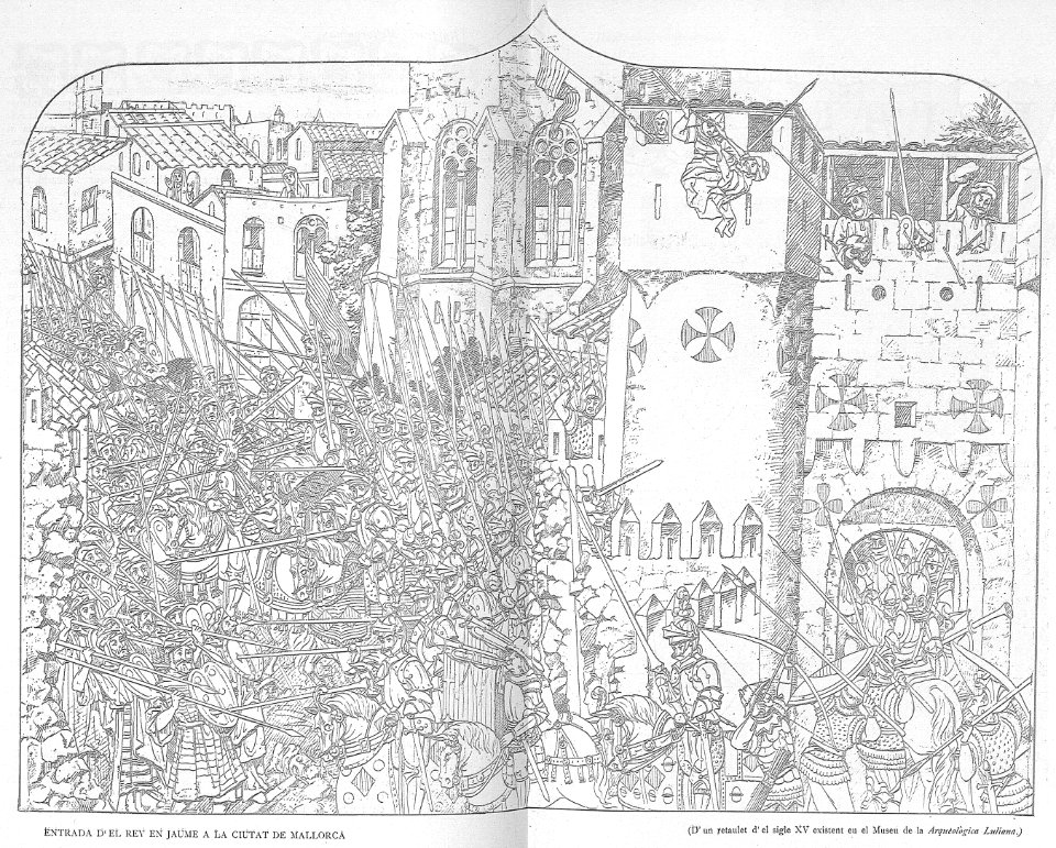La Roqueta - Entrada del Rey en Jaume a la ciutat de Mallorca