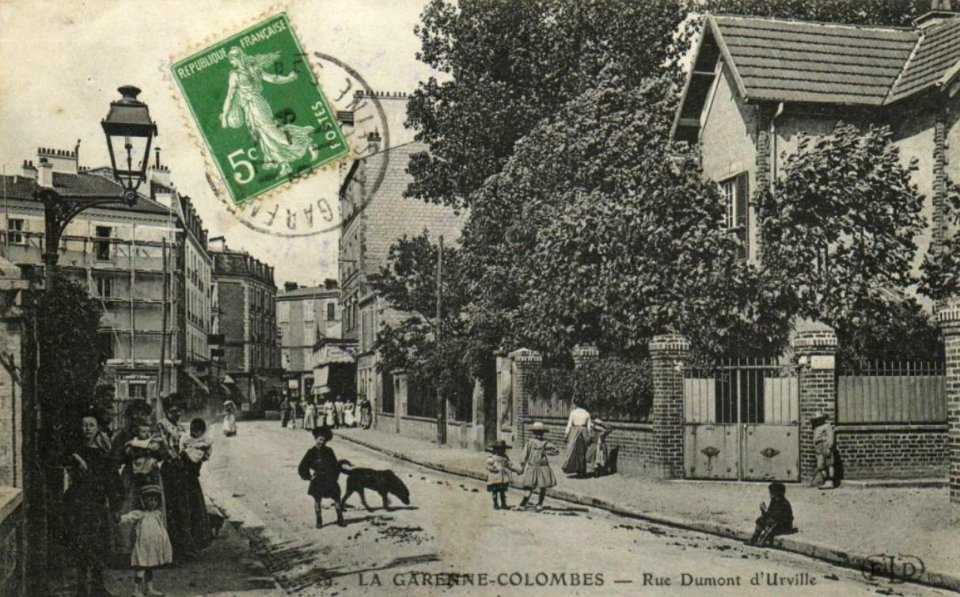 La Garenne-Colombes.Rue Dumont d'Urville.Enfants