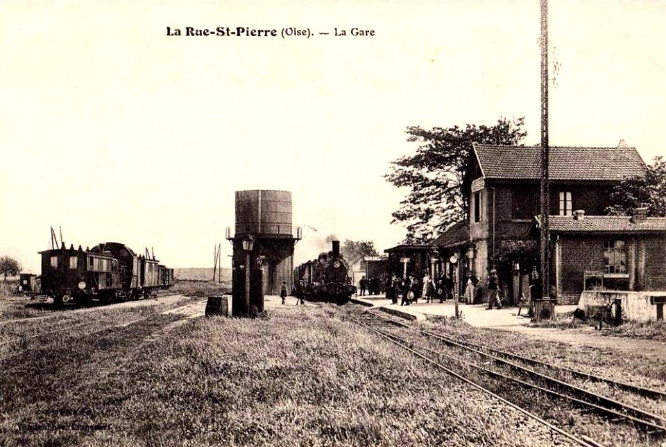 La Rue-Saint-Pierre (60), la gare