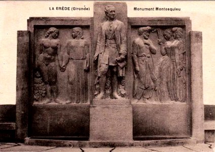 La Brède - monument Montesquieu