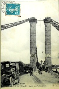 La Réole - Pont suspendu 2