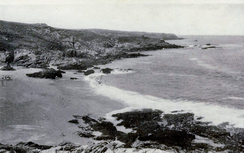 La grève de Pors Piron vers 1910