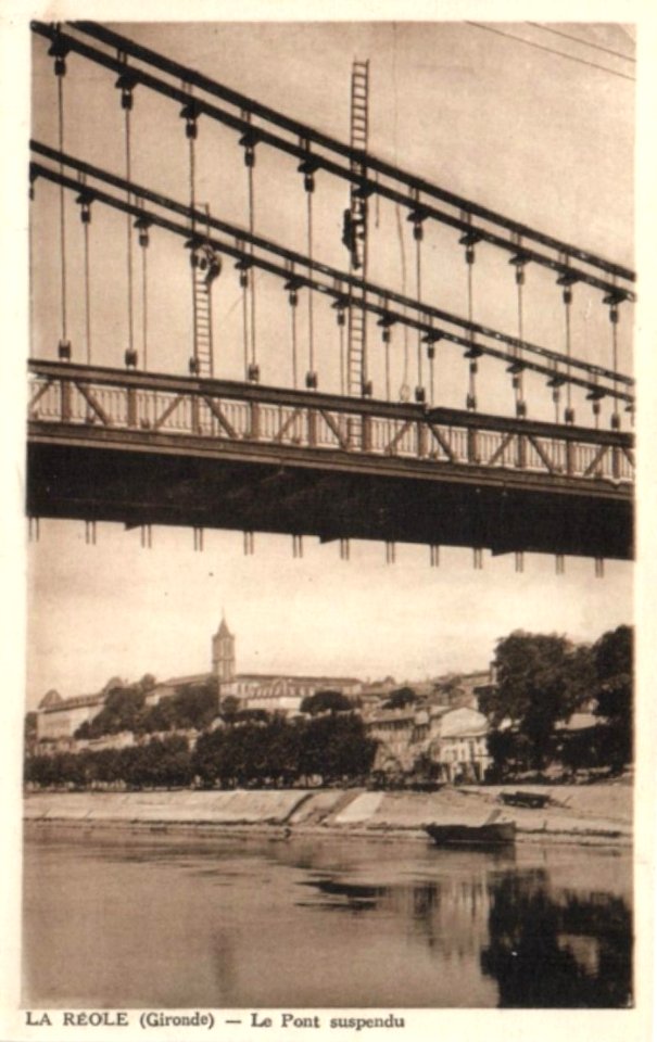 La Réole - Pont suspendu 7
