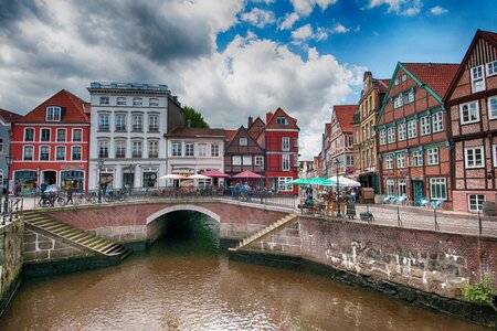 Hanseatic city architecture water