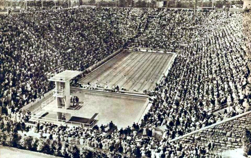 La piscine olympique des JO de 1936