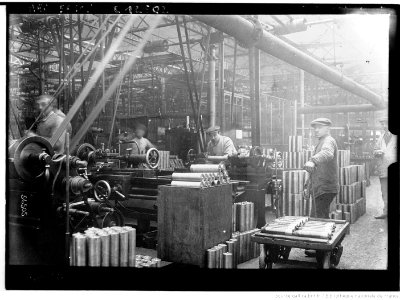 La fabrication des obus de 75