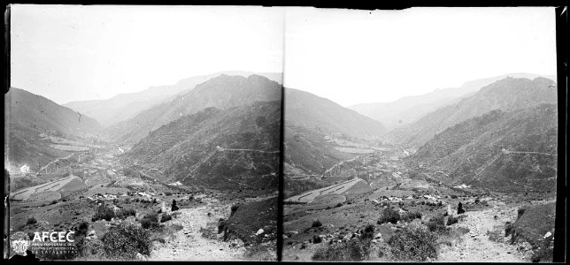 La vall de Ribes des de la part alta
