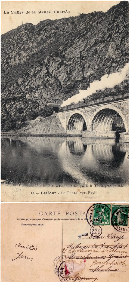 La vallée de la Meuse illustrée. 13 — Laifour – Le Tunnel vers Revin v°-r°