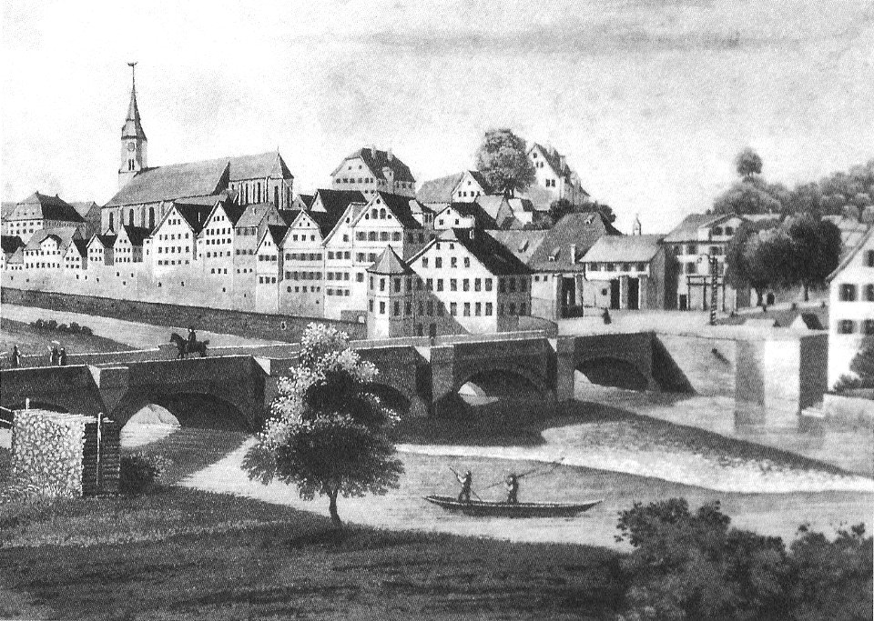 LA Helvig C Burckhardt - Tübingen, Ausschnitt aus dem Sammelbild 1839 Inv.232 (TSiW094)