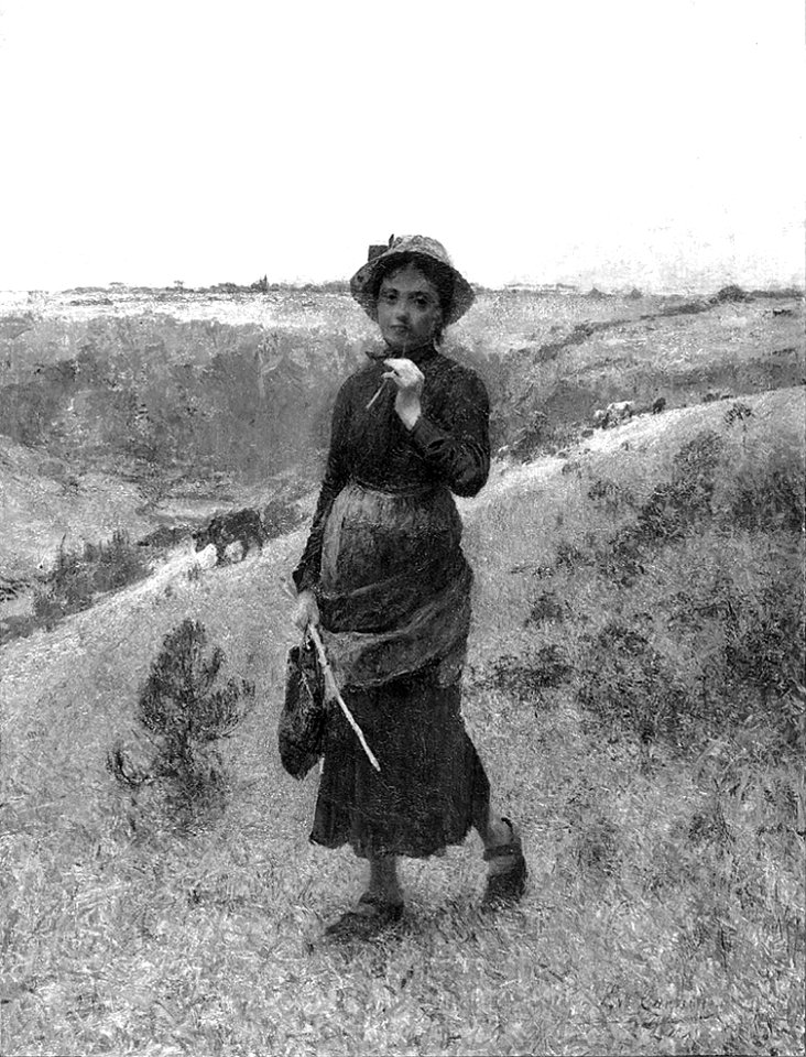 La jeune vachère en Ardenne