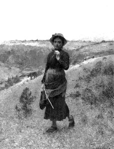 La jeune vachère en Ardenne
