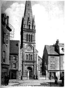 La Mure, l'église en 1908, p143 de L'Isère les 533 communes - G édit à La Mure