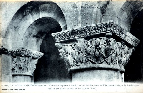 La Sauve - Abbaye - chapiteaux 2
