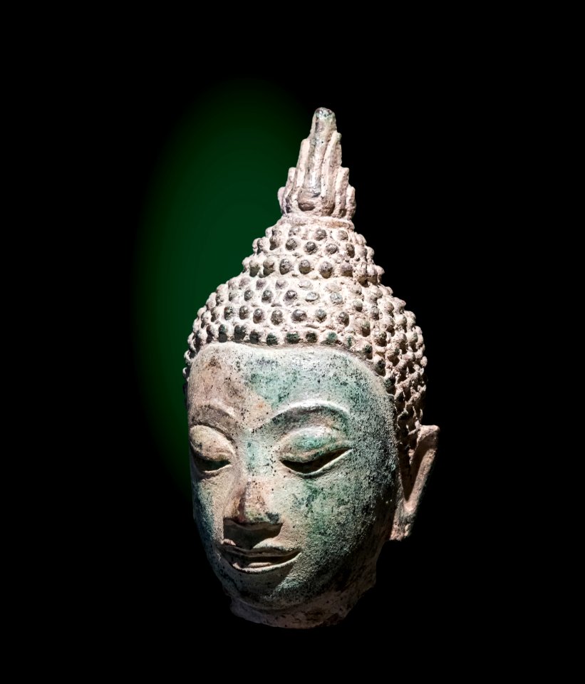 Labit - Tête de Bouddha, Ecole de Sukhothai Thaïlande, XIV siecle, Bronze Inv. 71 3 1 Achat