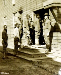 Labor Battalion Barracks, U.S. Army. Fort Jay, Governor’s Island, New York Harbor (33052901216)
