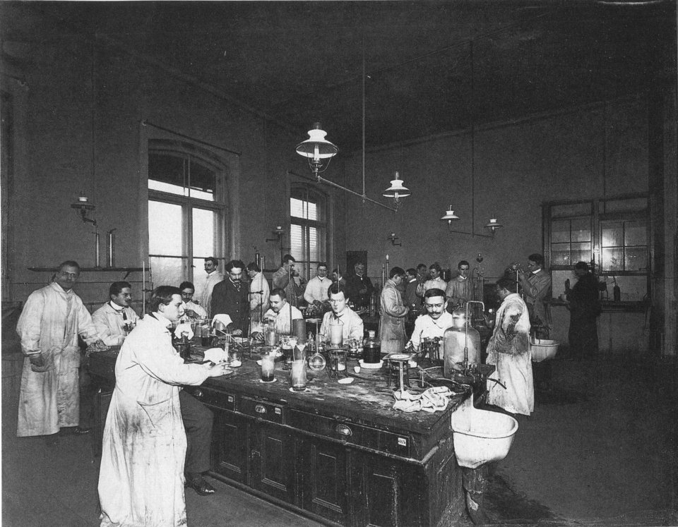 Labor chemisches Institut Uni Leipzig 1906