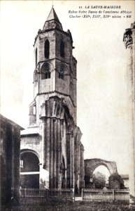 La Sauve - Abbaye clocher 2b