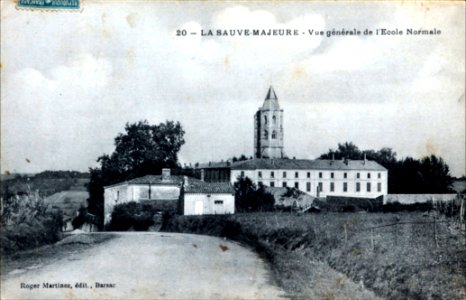 La Sauve - Abbaye vue générale 2a