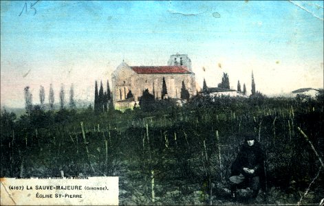 La Sauve-Majeure - église St Pierre vue générale