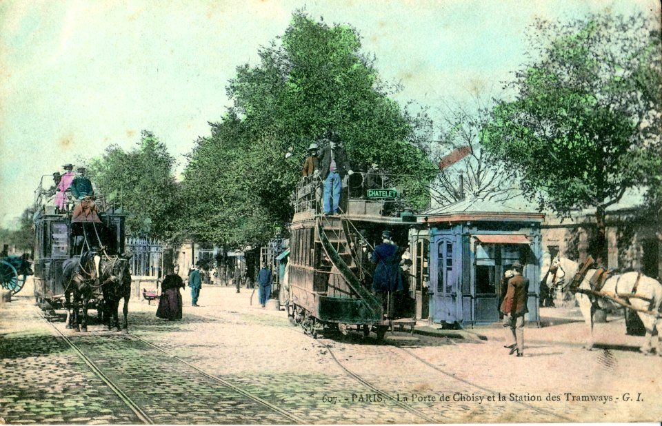 La Porte de Choisy et la Station des Tramways