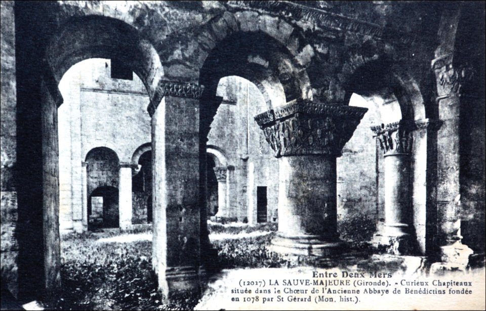 La Sauve - Abbaye - chapiteaux 8
