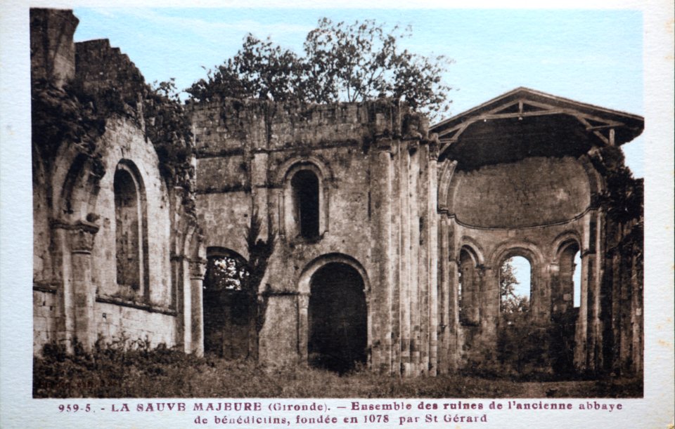 La Sauve - Abbaye - chevet et bas côté sud 3