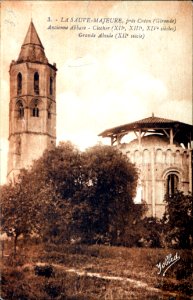 La Sauve - Abbaye - clocher abside 5