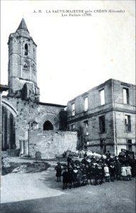 La Sauve - Abbaye clocher 1g