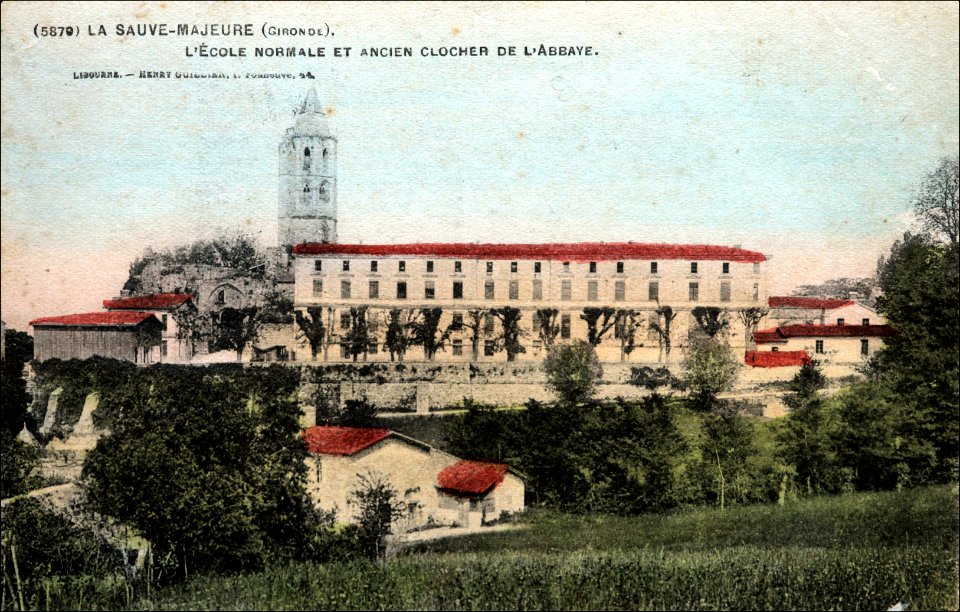 La Sauve - Abbaye vue générale 1c