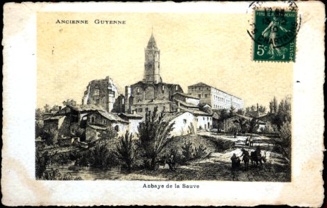 La Sauve - Abbaye vue générale 7