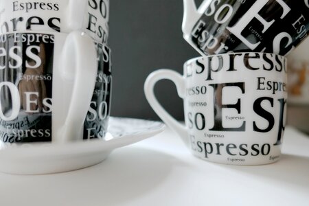 Coffee break coffee cup porcelain photo