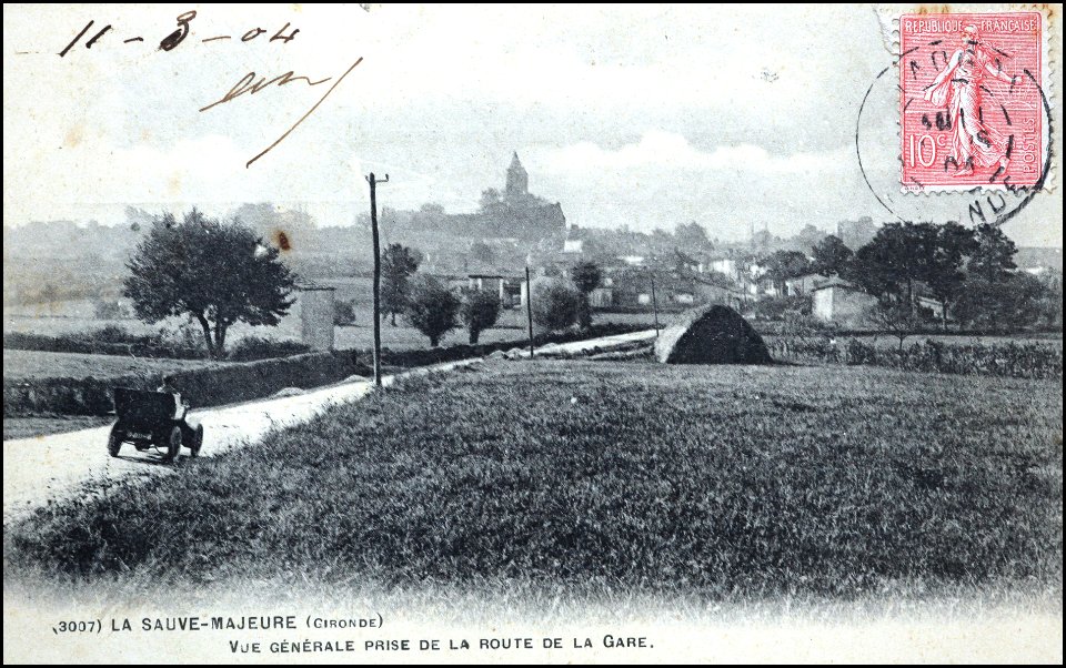 La Sauve-Majeure - vue générale venant de la gare 2