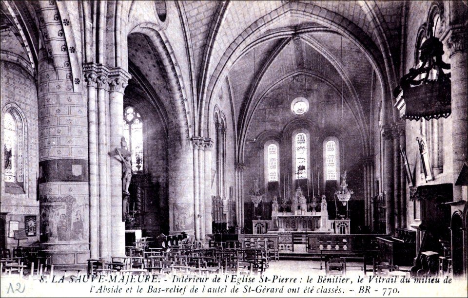 La Sauve-Majeure - église St Pierre nef 1
