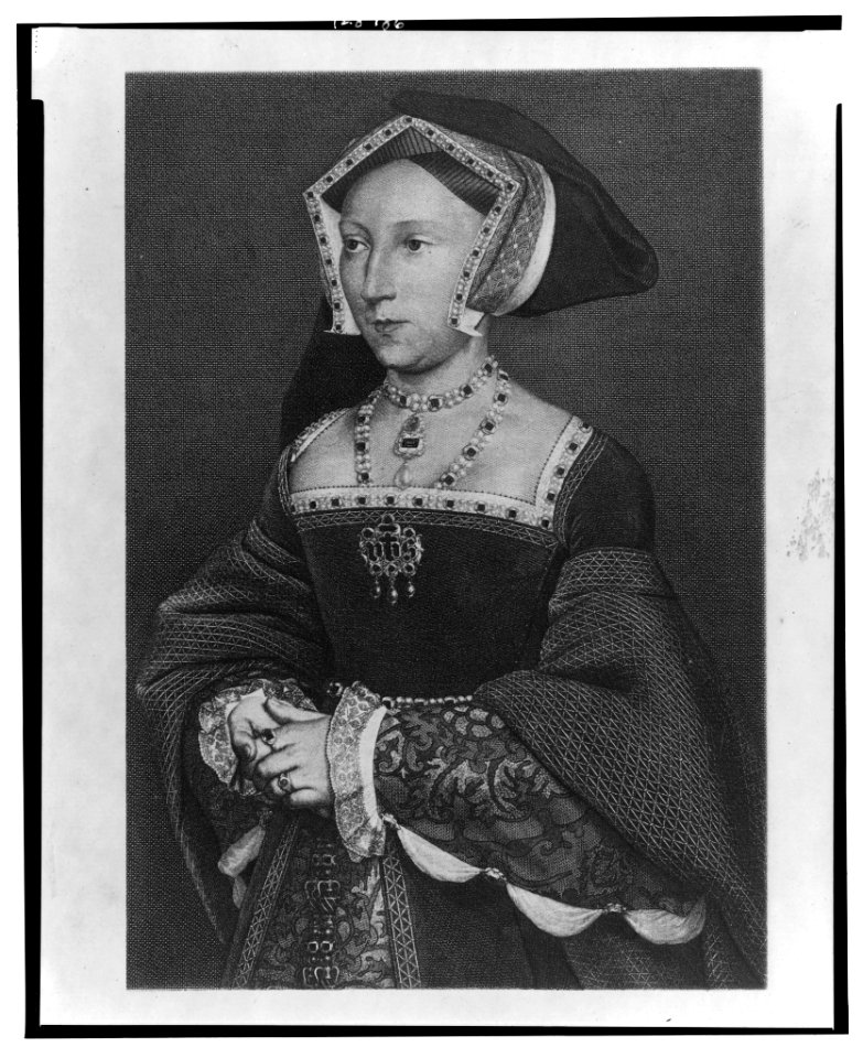 Lady Jane Seymour, afterward queen of Henry VIII, after the painting by Hans Holbein now in Belvedere gallery, Vienna LCCN2001696723