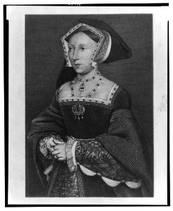 Lady Jane Seymour, afterward queen of Henry VIII, after the painting by Hans Holbein now in Belvedere gallery, Vienna LCCN2001696723