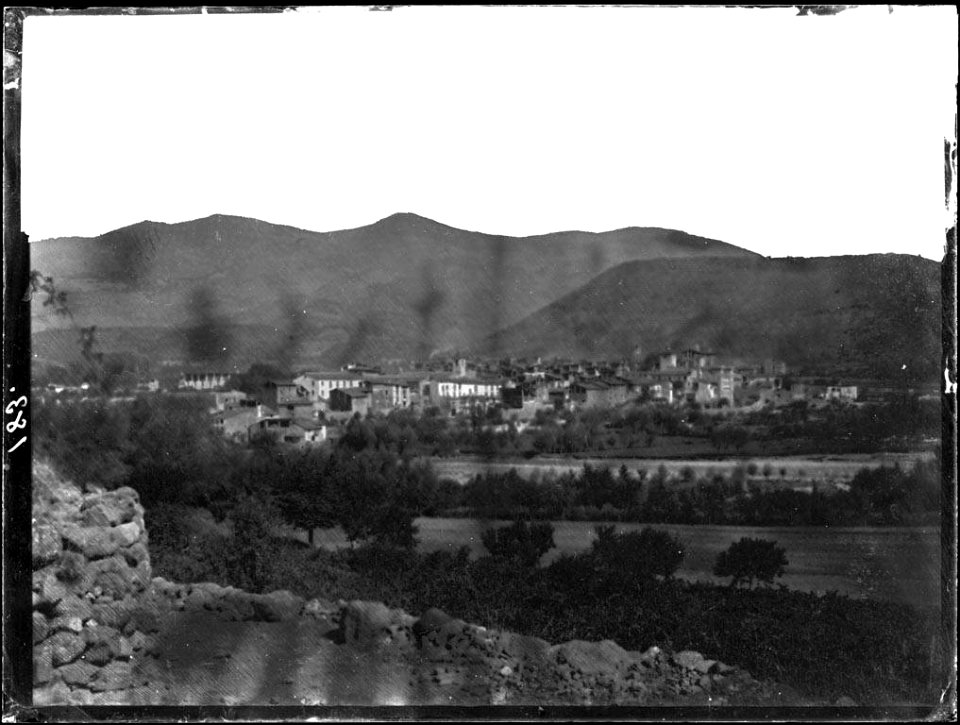 La Seu d'Urgell vist des del camí de la partida dOlla