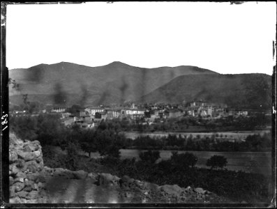 La Seu d'Urgell vist des del camí de la partida dOlla