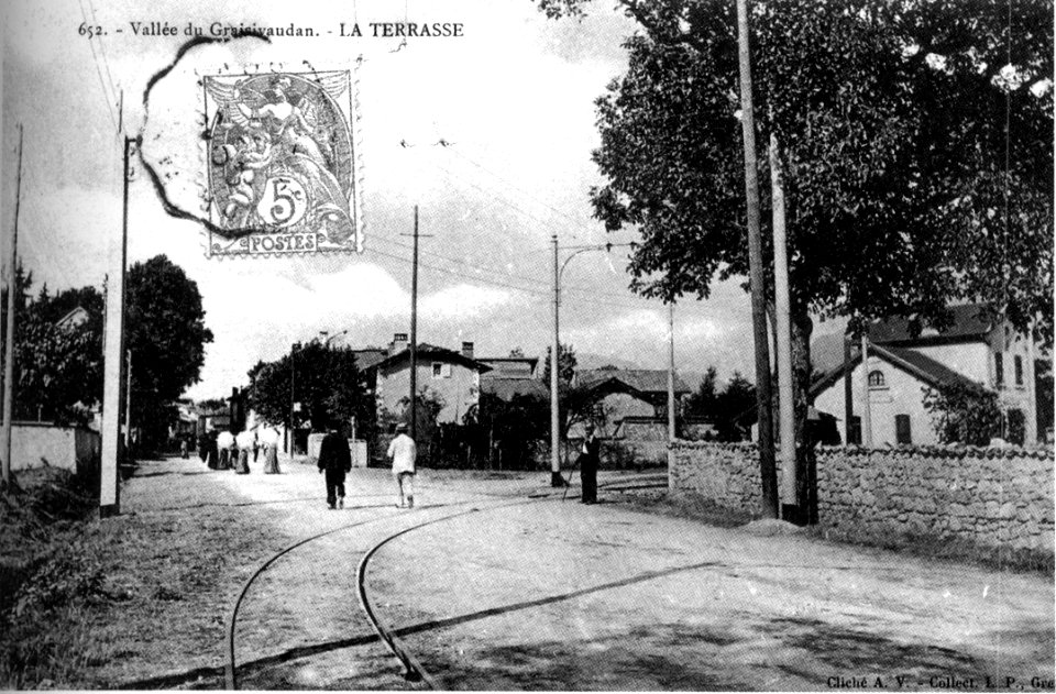 La Terrasse, 1905, p249 de L'Isère les 533 communes - cliché A V collect L P Grenoble