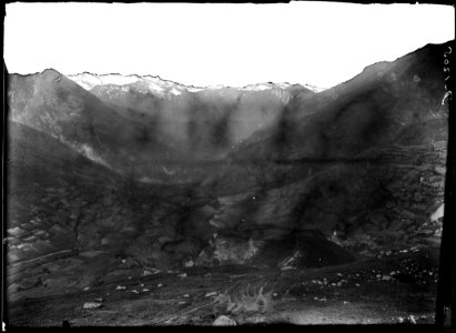 La Vall d'Aran des del poble de Salardú