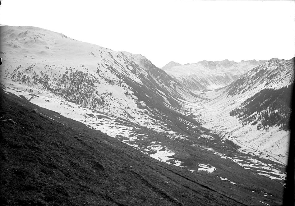 La vall de Ruda nevada