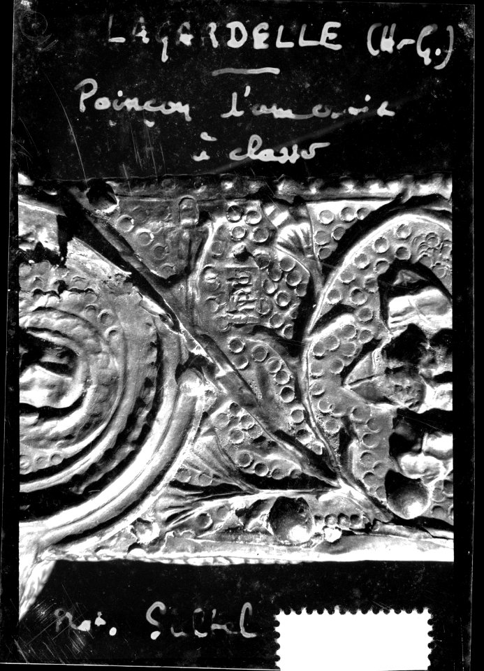 Lagardelle (H.-G.). Poinçon d'armoiries - Fonds Berthelé - 49Fi1466