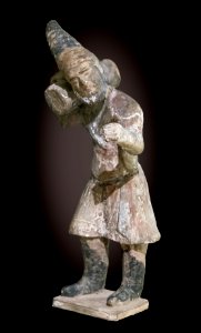 Labit - Mingqi - Statuette funéraire - Marchand de tissus - Dynastie Tang - Inv.76 2 02