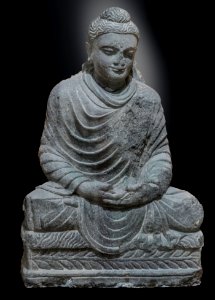 Labit - Sitting Buddha meditating - Swat Valley, Gandhara, Pakistan D. 70.1.2